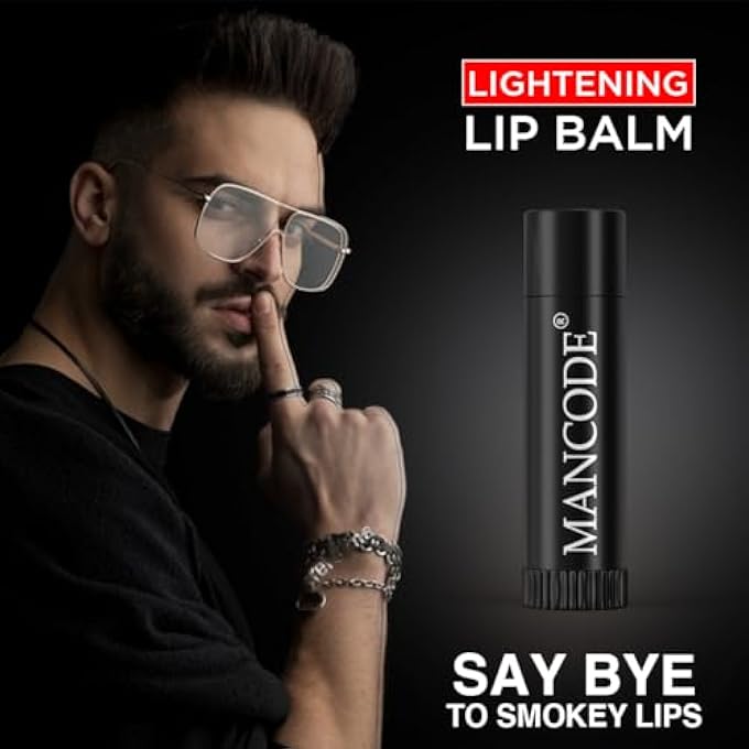 MAN CODE LIGHTENING LIP BALM FOR DRY, CHAPPED, DARK AND SMOKY LIPS - 4.5GM | MOISTURIZES, NOURISHES & SOFTEN LIPS WITH THE POWER OF VITAMIN E, COCONUT & OLIVE OIL | 24 H MELT IN MOISTURE FORMULA - Image 2